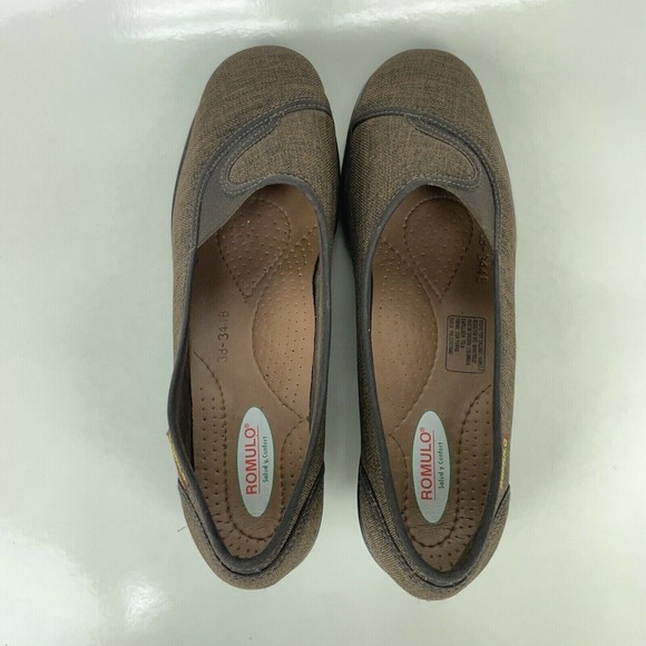 Romulo Slip on Comfort Brown Mules Moccasins Shoes #38-3448 Women's Size 38 / 8 - Picture 6 of 9